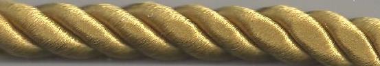 3/8" Twisted Cord  / 18 yards - Gold