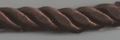 3/8" Twisted Cord  / 18 yards - Chocolate Brown