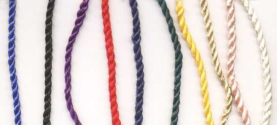 3/16" Rayon Cord / sold by the yard
