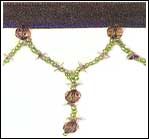2 1/2" Necklace Trim / sold by the yard