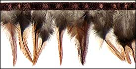 3 1/2" Bantam Feather Fringe