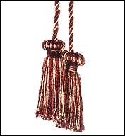 Chair Tie 3" Tassels 27" Spread - 2 colors available