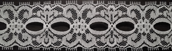 1 5/8" White Lace / Sold by the roll - 20 yards