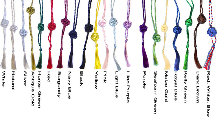 10" Program Tassel / 20 Colors!